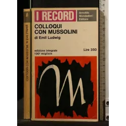 COLLOQUI CON MUSSOLINI