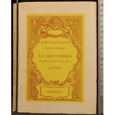 LA LOCANDIERA. COMMEDIA DI TRE ATTI IN PROSA _x000D_