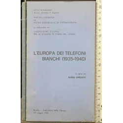L'EUROPA DEI TELEFONI BIANCHI (1935-1940)