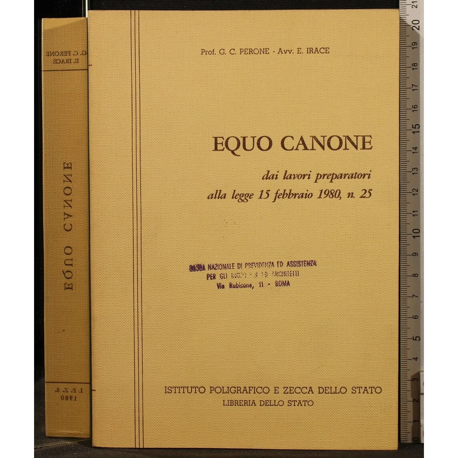 EQUO CANONE DAI LAVORI PREPARATORI ALLA LEGGE 25, 1980