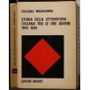 STORIA DELLA LETTERATURA ITALIANA TRA LE DUE..