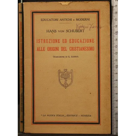 ISTRUZIONE ED EDUCAZIONE ALLE ORIGINI DEL..