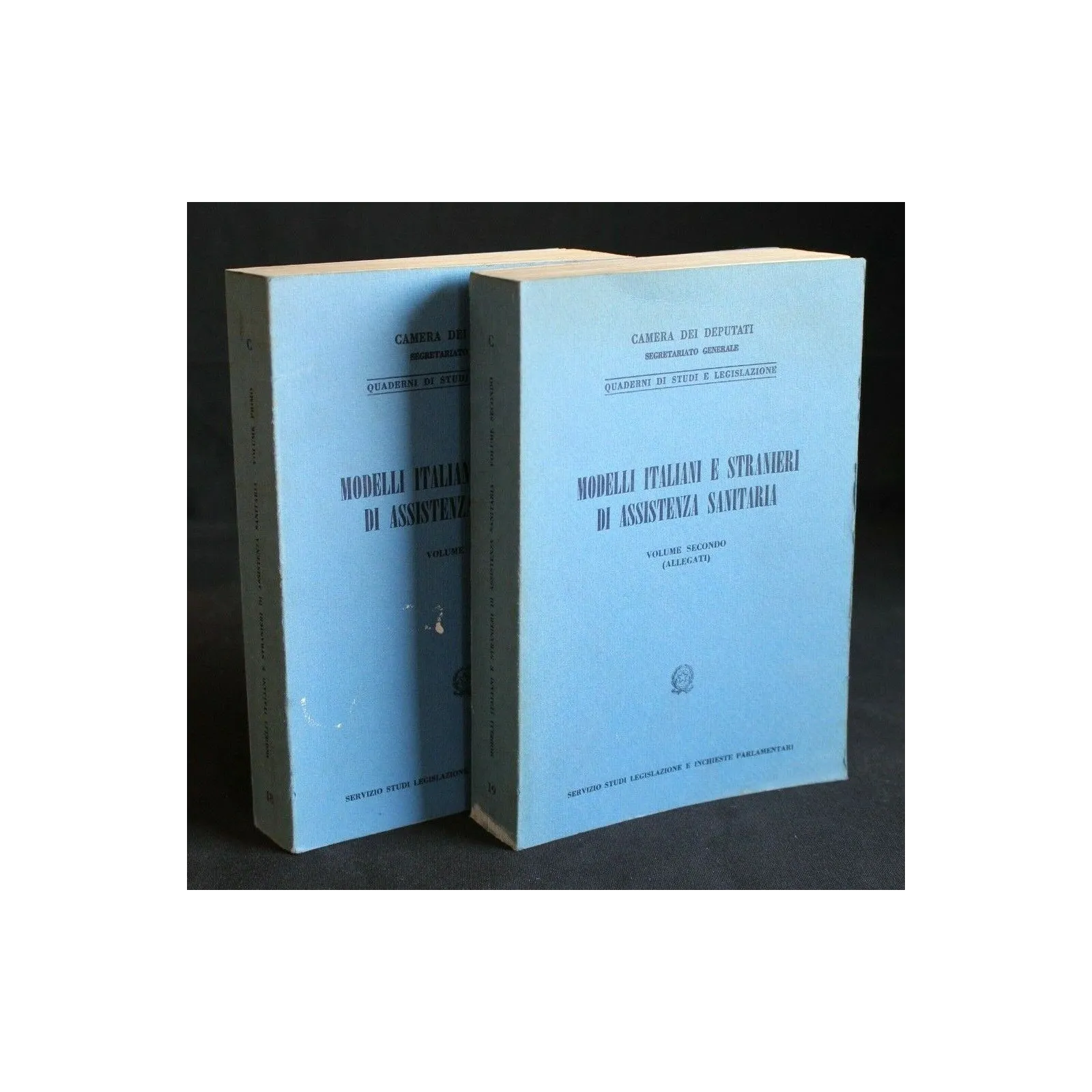 MODELLI ITALIANI E STRANIERI DI ASSISTENZA SANITARIA. 2 VOLUMI.
