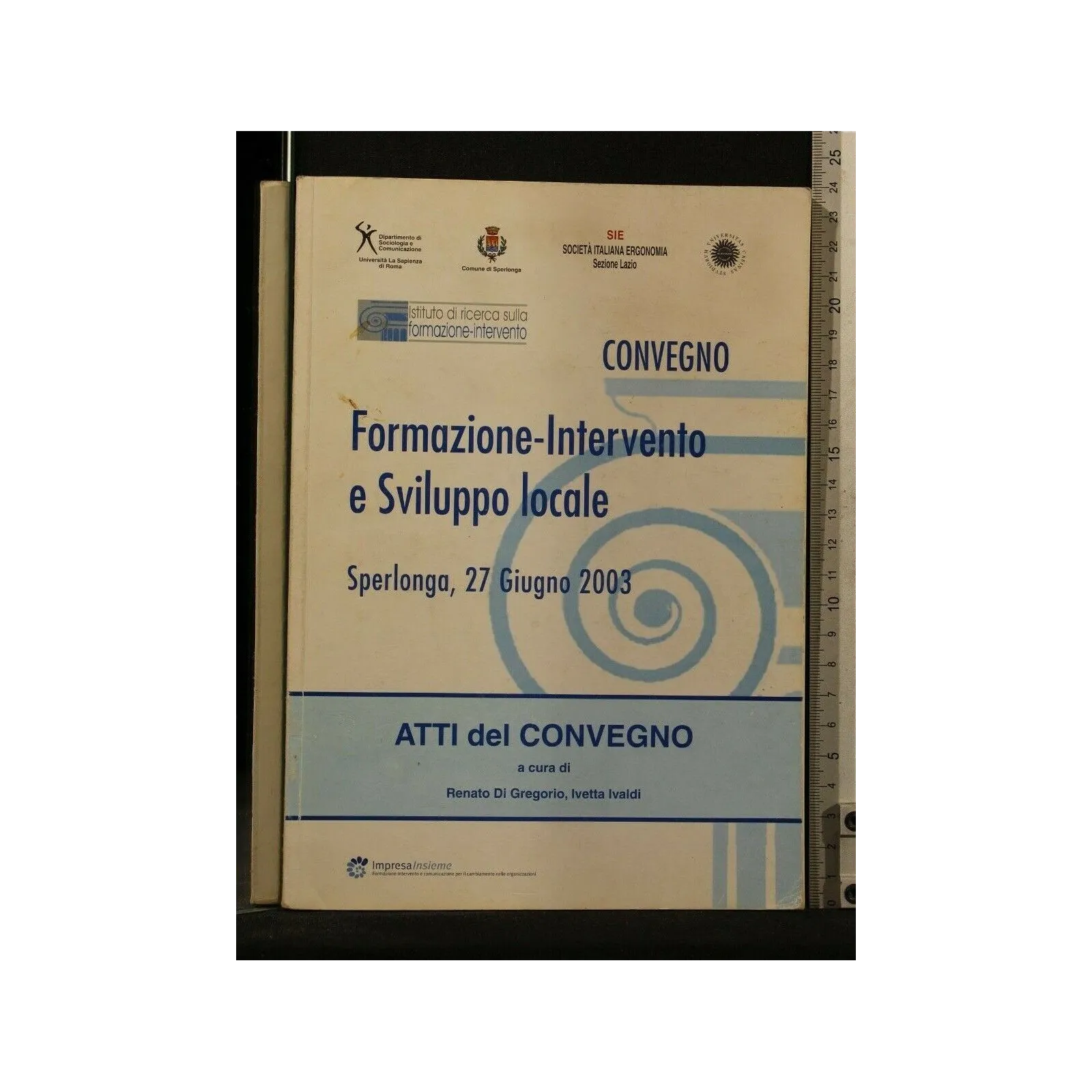 ATTI DEL CONVEGNO FORMAZIONE-INTERVENTO E INNOVAZIONE