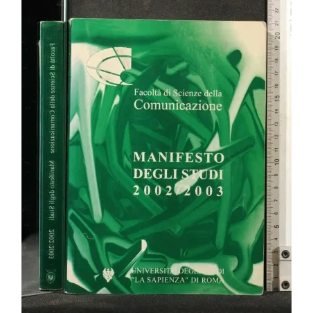 MANIFESTO DEGLI STUDI 2002/2003