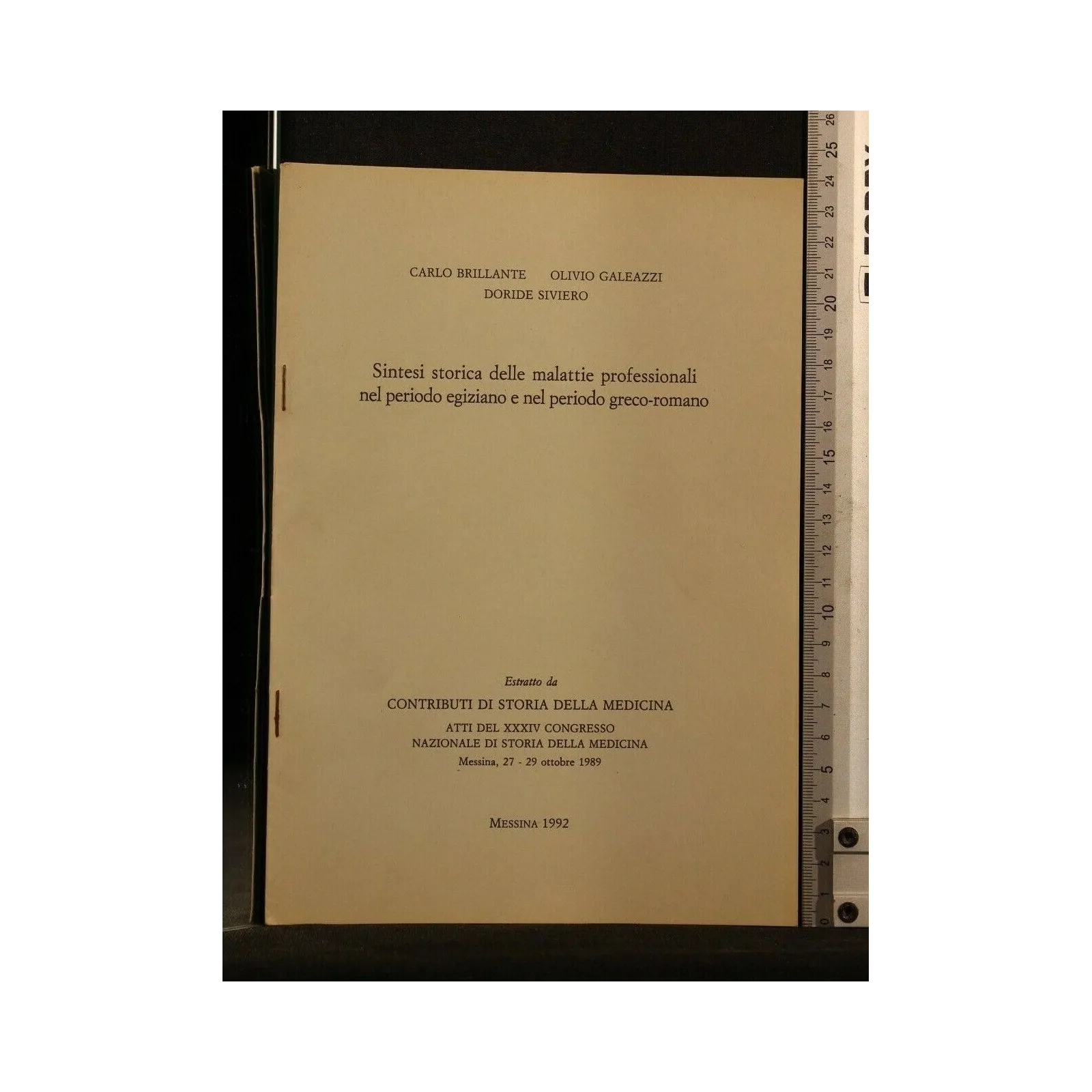 ATTI DEL XXXIV CONGRESSO NAZIONALE DI STORIA DELLA MEDICINA