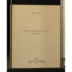 SINFONIA IN MI MAGGIORE OP. 22 N. 47 PER EMILIA