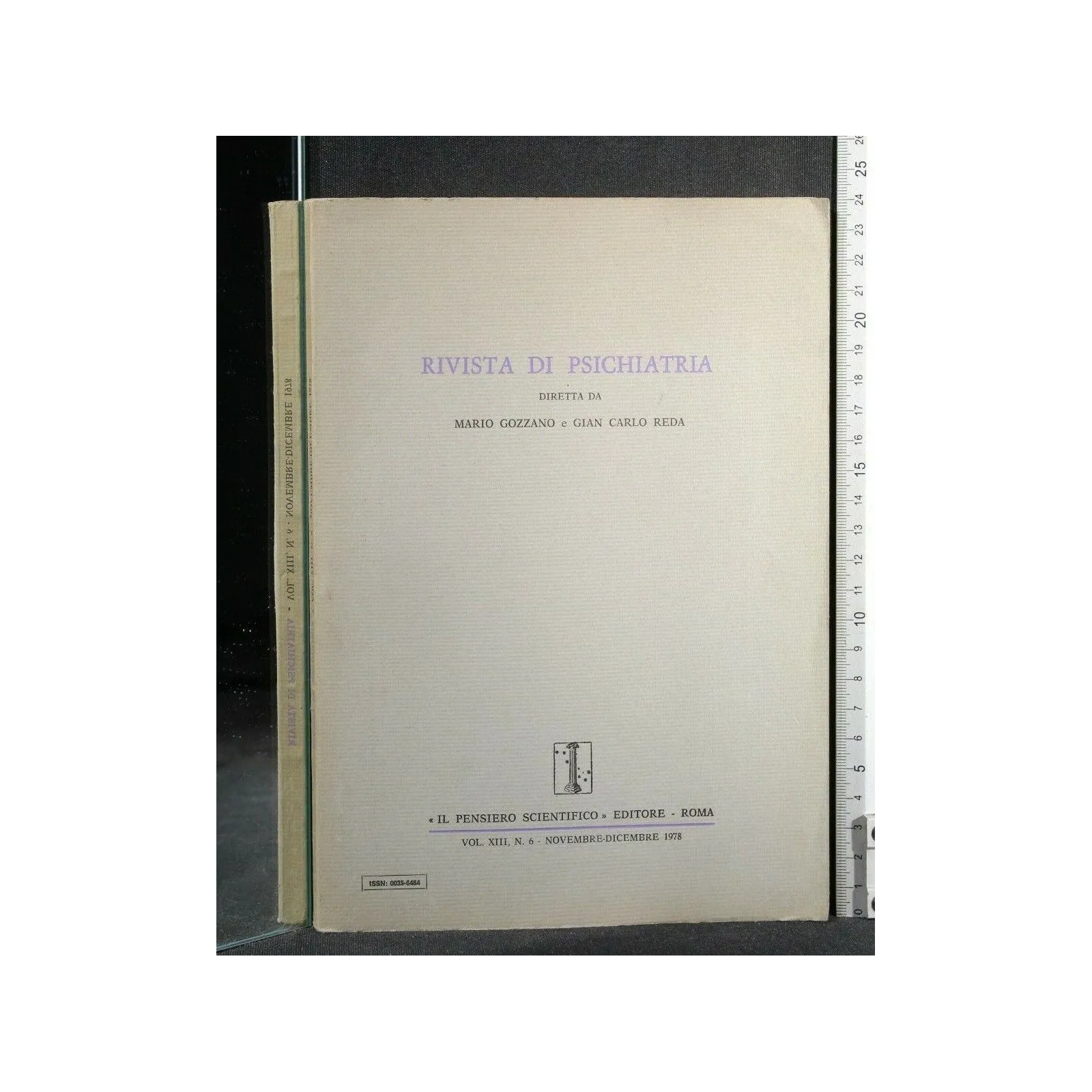 RIVISTA DI PSICHIATRIA VOL. 13, N° 6 NOVEMBRE - DICEMBRE 1978