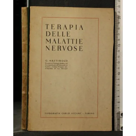 TERAPIA DELLE MALATTIE NERVOSE