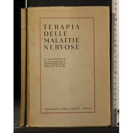 TERAPIA DELLE MALATTIE NERVOSE