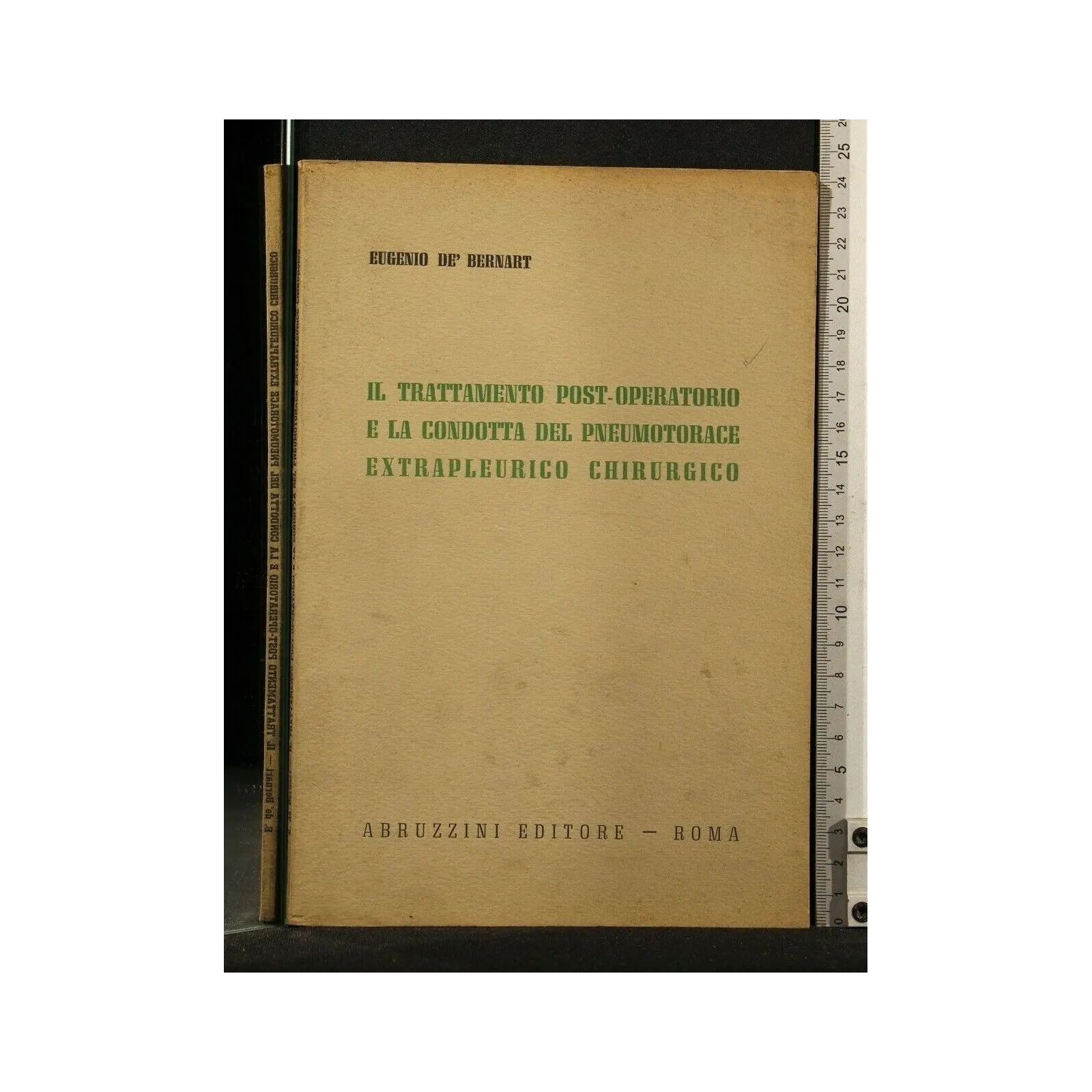 IL TRATTAMENTO POST-OPERATORIO E LA CONDOTTA DEL PNEUMOTORACE