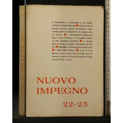 NUOVO IMPEGNO 22-23 MAGGIO-OTTOBRE 1971