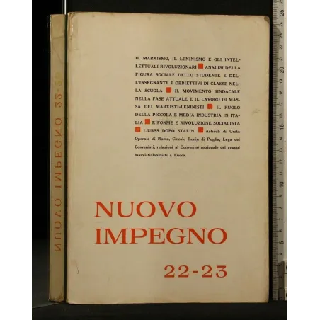 NUOVO IMPEGNO 22-23 MAGGIO-OTTOBRE 1971