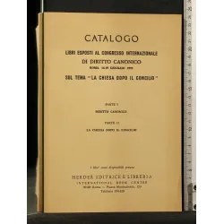 CATALOGO LIBRI ESPOSTI AL CONGRESSO INTERNAZIONALE DI DIRITTO