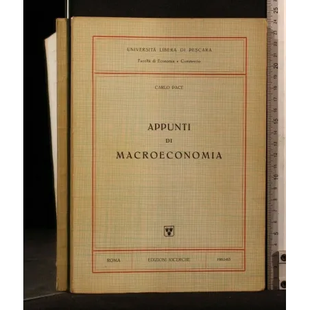 APPUNTI DI MACROECONOMIA