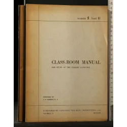 CLASS-ROOM MANUAL NUMBER 1 PART 1