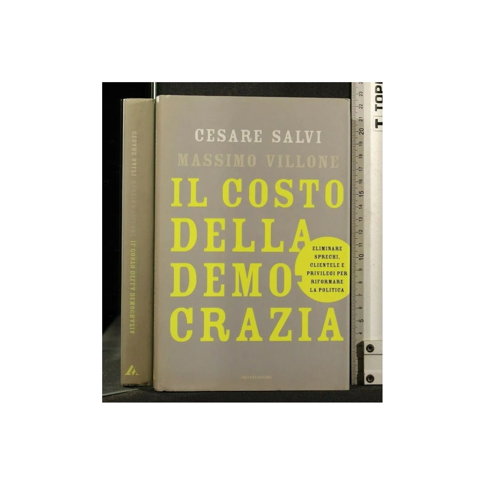 IL COSTO DELLA DEMOCRAZIA AUTORI: CESARE SALVI, MASSIMO VILLONE