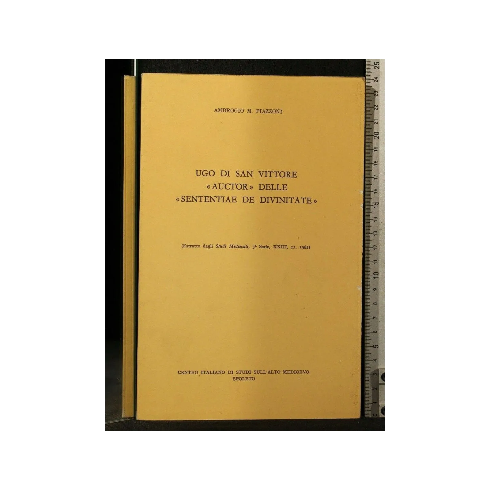 UGO DI SAN VITTORE AUCTOR DELLE SENTENTIAE DE DIVINITATE