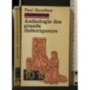 ANTHOLOGIE DES GRANDS RHETORIQUEURS
