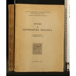 STUDI DI LETTERATURA SPAGNOLA