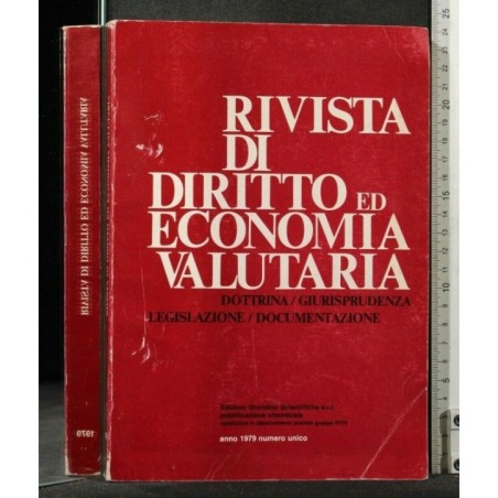 RIVISTA DI DIRITTO ED ECONOMIA VALUTARIA