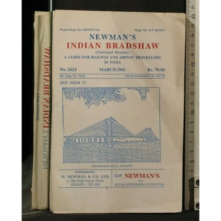 NEWMAN'S INDIAN BRADSHAW A GUIDE FOR RAILWAY AND AIRWAY