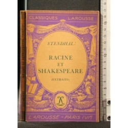 RACINE ET SHAKESPEARE