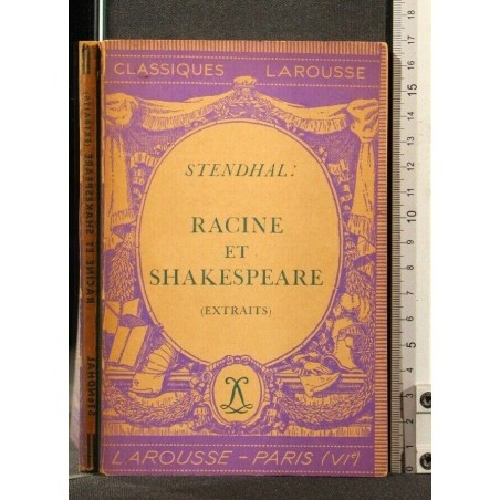 RACINE ET SHAKESPEARE