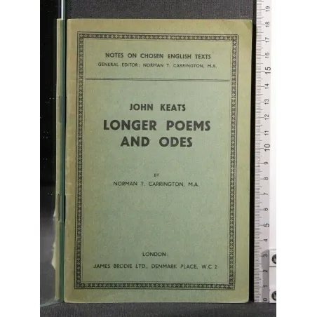 LONGER POEMS AND ODES