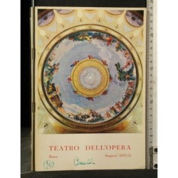 TEATRO DELL'OPERA CENERENTOLA ROMA STAGIONE 1972-73