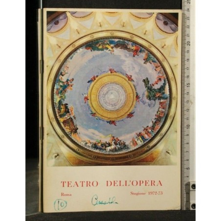 TEATRO DELL'OPERA CENERENTOLA ROMA STAGIONE 1972-73