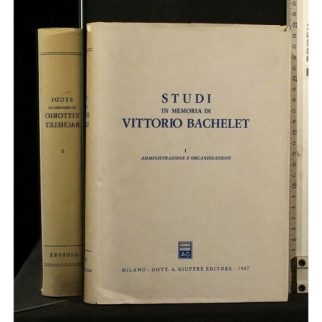 STUDI IN MEMORIA DI VITTORIO BACHELET VOL 1