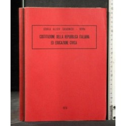 COSTITUZIONE DELLA REPUBBLICA ITALIANA ED EDUCAZIONE CIVICA