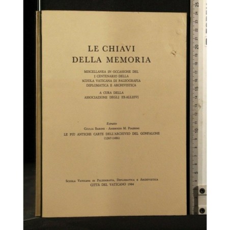 LE CHIAVI DELLA MEMORIA