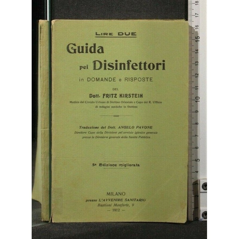 GUIDA PER DISINFETTORI IN DOMANDE E RISPOSTE