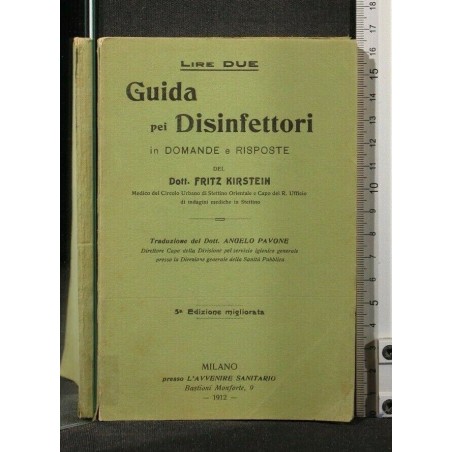 GUIDA PER DISINFETTORI IN DOMANDE E RISPOSTE