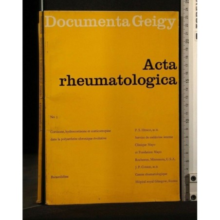 ACTA RHEUMATOLOGICA N 5 CORTISONE, HYSROCORTISONE ET