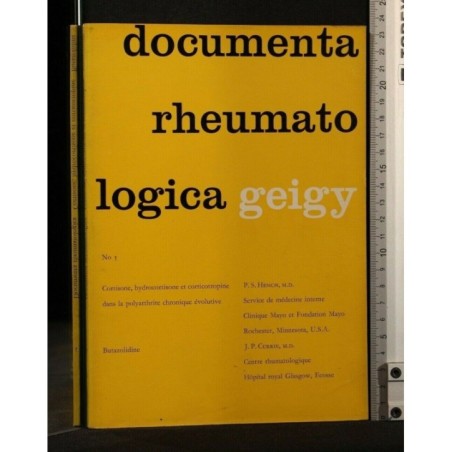 DOCUMENTA RHEUMATO LOGICA N 5 CORTISONE, HYSROCORTISONE ET