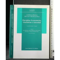 DISCIPLINE ECONOMICHE, GIURIDICHE E AZIENDALI