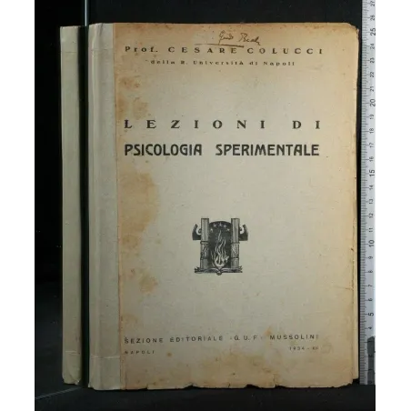 LEZIONI DI PSICOLOGIA SPERIMENTALE