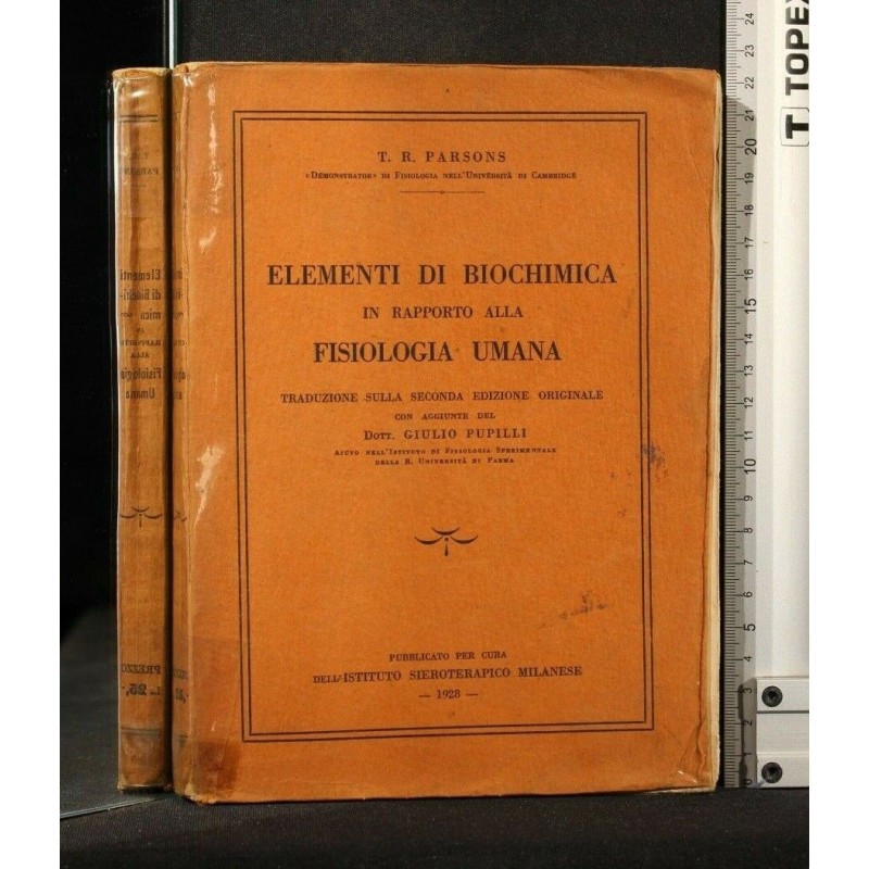 ELEMENTI DI BIOCHIMICA IN RAPPORTO IN RAPPORTO ALLA FISIOLOGIA