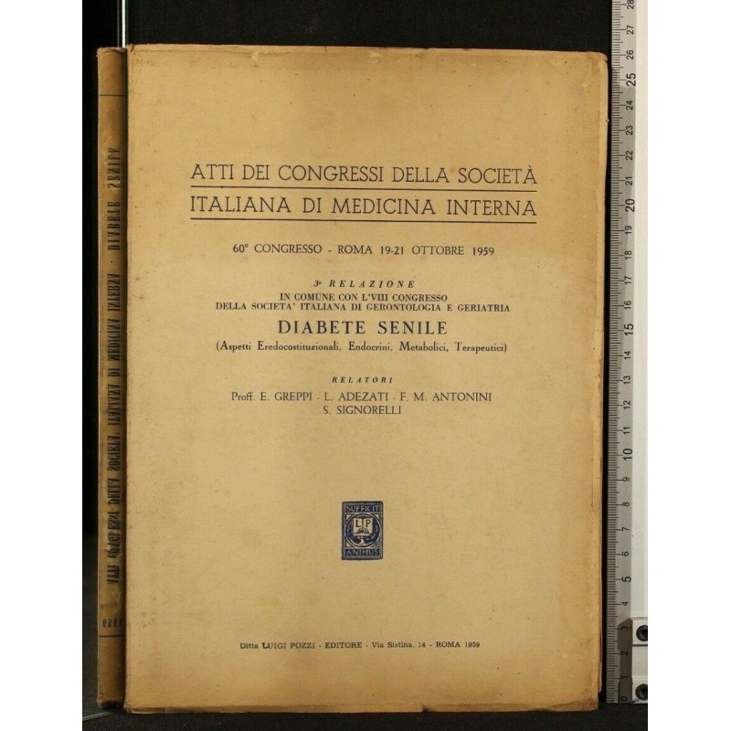 ATTI DEI CONGRESSI DELLA SOCIETA' ITALIANA DI MEIDCINA INTERNA