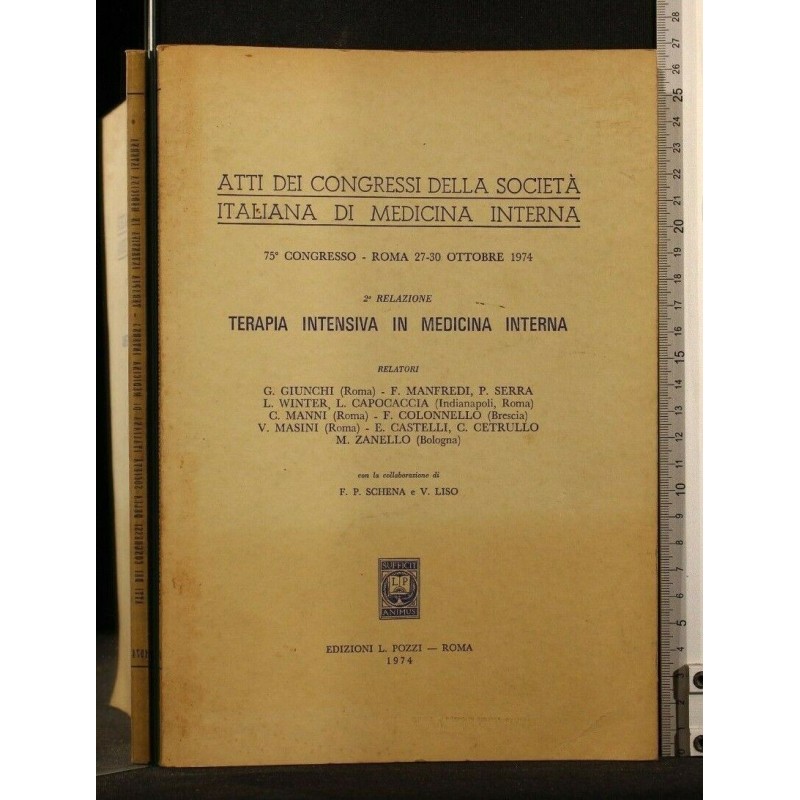 ATTI DEI CONGRESSI DELLA SOCIETA' ITALIANA DI MEDICINA INTERNA