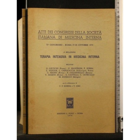 ATTI DEI CONGRESSI DELLA SOCIETA' ITALIANA DI MEDICINA INTERNA