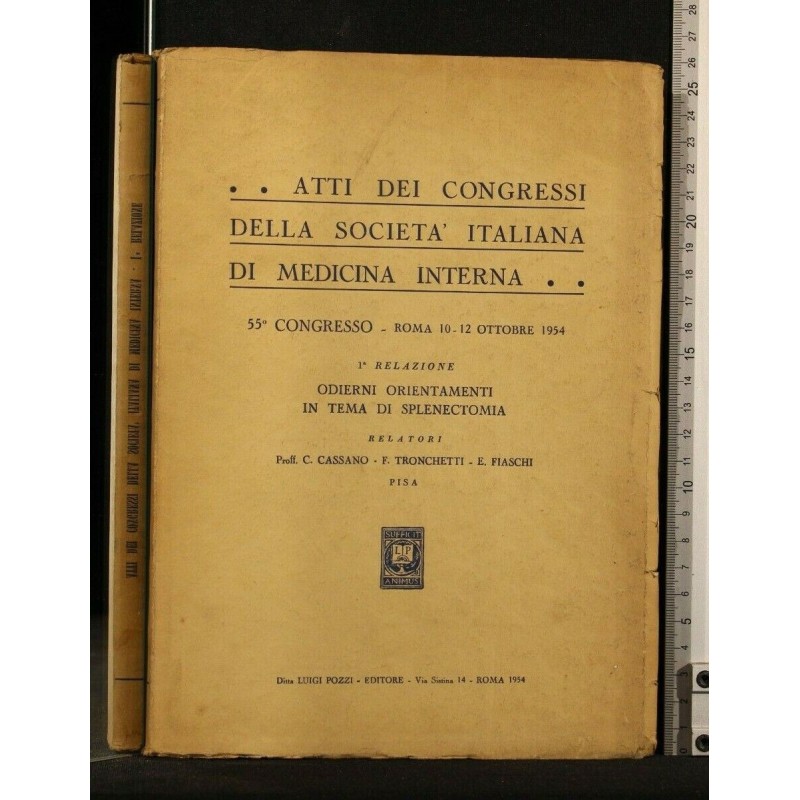 ATTI DEI CONGRESSI DELLA SOCIETA' ITALIANA DI MEDICINA INTERNA