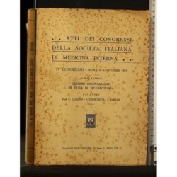 ATTI DEI CONGRESSI DELLA SOCIETA' ITALIANA DI MEDICINA INTERNA
