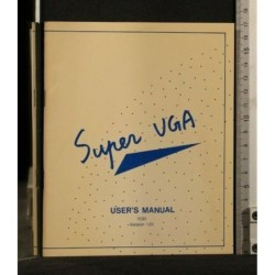 SUPER VGA USER'S MANUAL