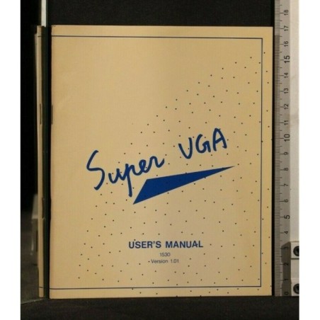 SUPER VGA USER'S MANUAL