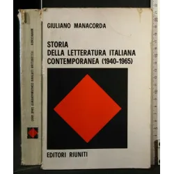 STORIA DELLA LETTERATURA ITALIANA CONTEMPORANEA (1940-1965)