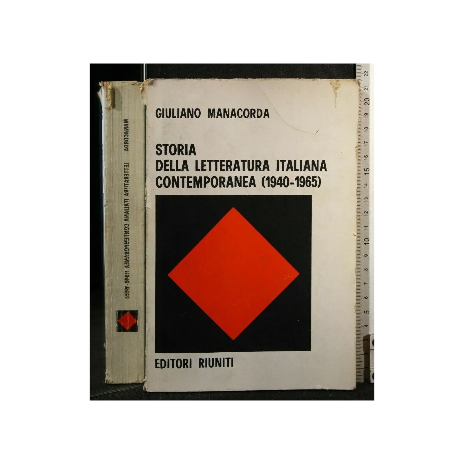 STORIA DELLA LETTERATURA ITALIANA CONTEMPORANEA (1940-1965)